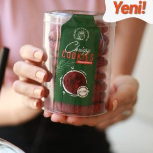 Crispy Cookies Yaban Mersinli